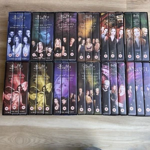 Buffy The Vampire & Angel Series VHS Season Mix Of 1-7 Box Sets Job Lot. - Picture 1 of 3