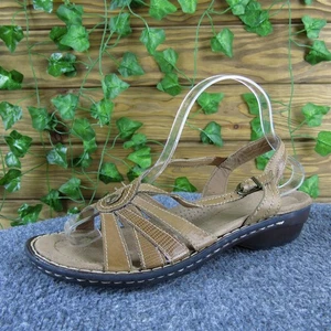 G.H.Bass Mujer Barbara Tirantes Cuero Marrón Talla 7.5 Mediano Usado 2025 - Imagen 1 de 6