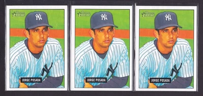2005 Bowman Heritage #2 Хорхе Посада [лот из 3 карт] [NM/MT] - Изображение 1 из 2