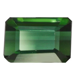 1.16 Ct Stunning Octagan 7.7 x 4.8 MM Green Mozambique Natural Tourmaline - Picture 1 of 5