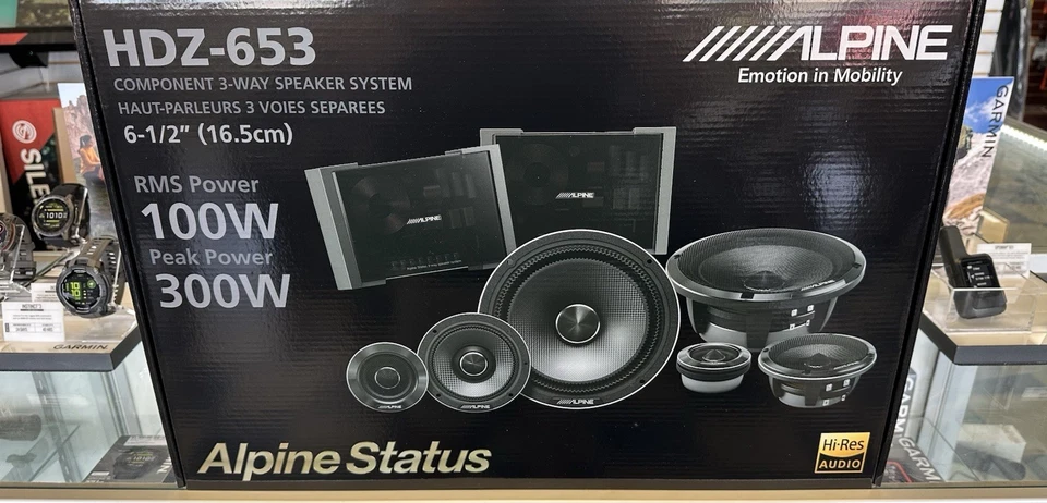 Alpine HDZ-653 6.5 inch 3-Way Component Speaker System - Image 1 of 1