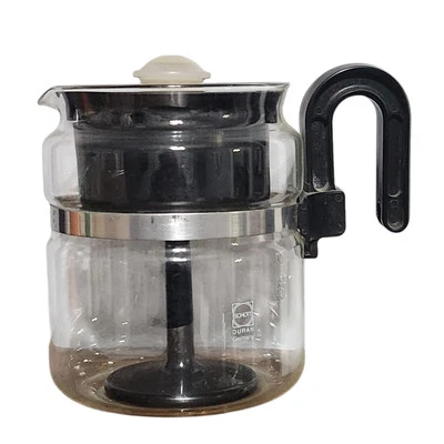 ESCOLADOR DE CAFÉ DE VIDRIO SCHOTT DURAN 8 tazas ALEMANIA Foto 1 de 4