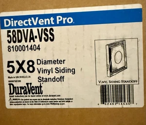 DuraVent 58DVA-VSS 5" x 8" Durchmesser Vinyl Verkleidung Abstandshalter - Bild 1 von 4