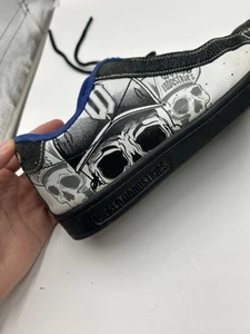 World Industries Mens Smith LE Shoes Sneakers Skateboarding Skulls Size 9 Y2K - Picture 1 of 13