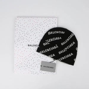 Balenciaga 719580 Allover Logo Beanie 143662923 - Picture 1 of 6