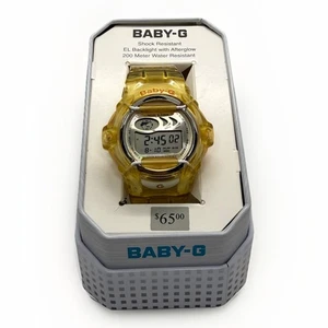 Orologio Casio Baby-G BG-169A-9 Gelatina Gialla Digitale 200M WR Antiurto Raro - Foto 1 di 12