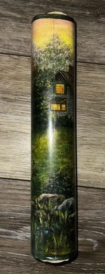 Thomas Kinkade стиль страны ручей озеро дом пейзаж обои границы рулон - Изображение 1 из 2