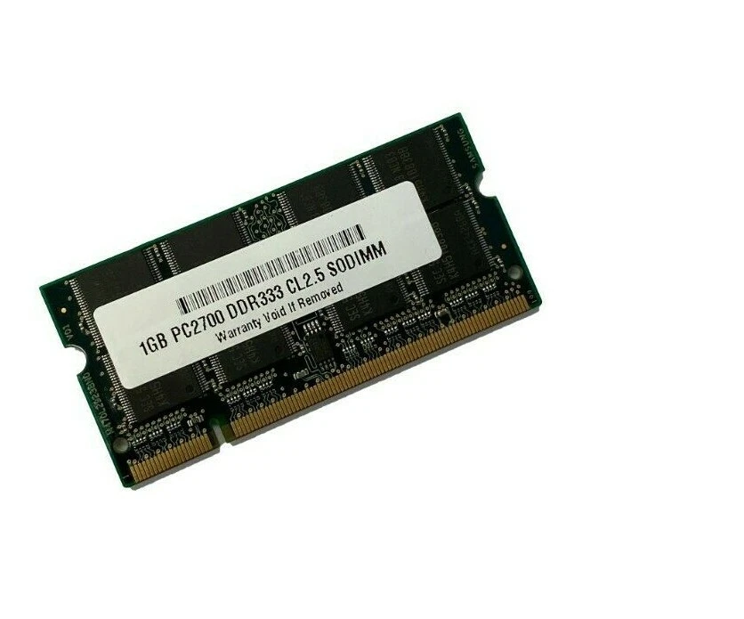 1GB PC2700 DDR333 SODIMM for Fujitsu Siemens FMV LIFEBOOK Notebook Laptop Memory - Image 1 of 1