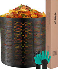 VIVOSUN 220 Gallon Outdoor Compost Bin, Expandable Composter, Easy to Setup & La
