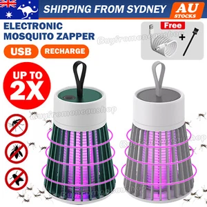 Electric Mosquito Killer Lamp Insect Catcher Fly Bug Zapper Trap LED UV Mozzie - Picture 1 of 14