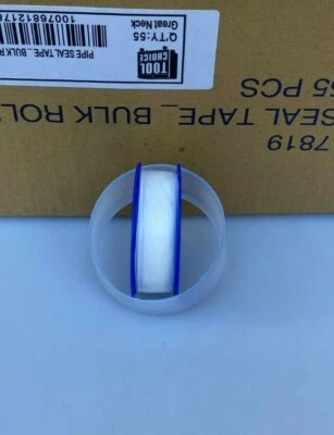 TOOL CHOICE 20 ROLLS PLUMBERS TEFLON THREAD SEAL TAPE 1/2" X 520" PIPE FITTING AIR GAS LINES