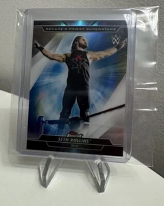 Topps WWE 2020 Finest Decade's Finest Superstars Refractor #S-8 Seth Rollins - Imagen 1 de 2