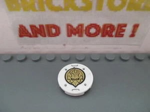 Lego - 1x Tile Round 2x2 Gold Chima Eagle Emblem Pattern 70142 14769pb017 - Picture 1 of 1