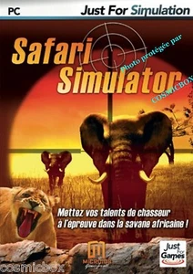SAFARI SIMULATOR animaux de la savane Africaine chasseurs jeu PC ordinateur neuf - Imagen 1 de 1