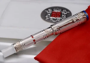 MONTEGRAPPA White Nights Sterling Silver .925 Limited Edition 1305 Fountain Pen - Picture 1 of 24