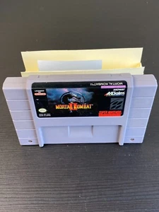 Mortal Kombat Super Nintendo Game SNES - Picture 1 of 4