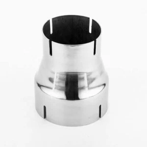 Adaptador de tubería de escape de identificación ranurada de 4"" ID a 3"" acero inoxidable 304 - Imagen 1 de 2