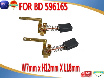 Carbon Brushes For Black Decker 596165-00 CD602 CD601 Type 1 Circluar Saw Table - Image 1 of 3