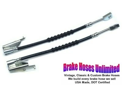 FRONT BRAKE HOSES Ford Custom, Custom 500, 1969 1970 1971 1972 - Front Disc - Imagem 1 de 2