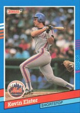 1991 Donruss Baseball Kevin Elster New York Mets #304