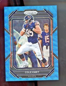 2022 Panini Prizm COLE KMET Blue Wave Prizm 151/199 #50 Bears - Picture 1 of 2