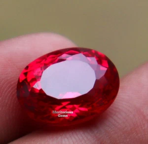 Pietra preziosa sciolta ovale rubino rosso 10,35 carati naturale certificata Mozambico migliore - Foto 1 di 7