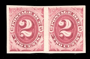 MOMEN: US STAMPS #J23P5 POSTAGE DUE PROOF IMPERF PAIR MINT OG H VF LOT #81102* - Picture 1 of 2