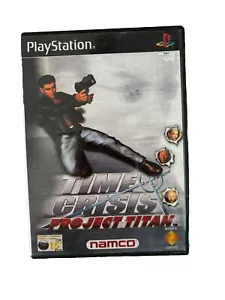 Time Crisis: Project Titan (Sony PlayStation 1, 2001) Big Box W/ Lightgun - Picture 1 of 7