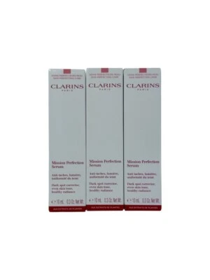 Suero Clarins Mission Perfection 3 piezas 10 ml 0,3 OZ CAJA NUEVA. ¡Bomba no funciona!! Foto 1 de 2