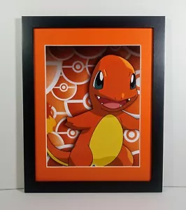 Póster fotográfico de Pokémon enmarcado en exhibición Charmander mate - Imagen 1 de 4