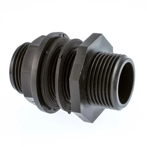 Polypropylene (PP) Tank Connector BSP - Picture 1 of 13