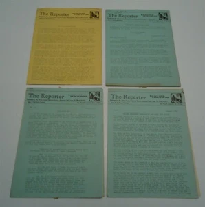 Allen County Historical Society Reporter 1947 1948 OH 4 Vintage Newsletters Lima - Picture 1 of 2