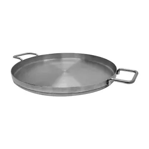 Padella piatta in acciaio inox Comal 16 pollici - Foto 1 di 5