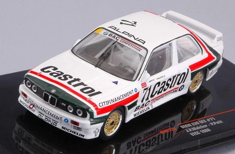 BMW M3 E30 ETCC 1988 Malcher-Petit 1:43 IXO GTM134 - Immagine 1 di 1