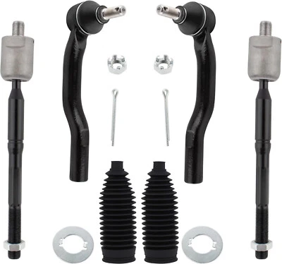 For 2004-2006 Toyota Camry 6Pcs Inner & Outer Tie Rod End Rack and Pinion Bellow - Image 1 of 4