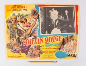 RARE Moulin Rouge by John Huston, Mexican Lobby Card, Zsa Zsa Gabor, 17" x 13" - Imagen 1 de 5