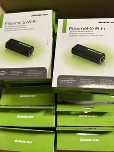 IOGEAR Ethernet-2-WiFi Universal Wireless Adapter, GWU637 Schwarz Neu Versiegelt - Bild 1 von 5