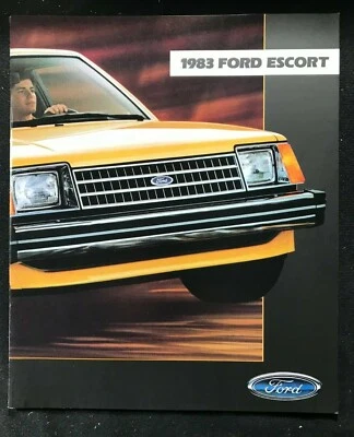 Ford Escort 1983 - Folleto de ventas a color Foto 1 de 4