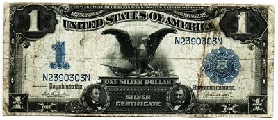 Fr. 232 1899 Silver Certificate Balck Eagle Note - Image 1 of 2