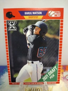 Kahlil Watson RC 2021 Leaf Pro Set Baseball Miami Marlins - Picture 1 of 2