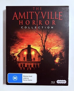 The Amityville Horror Collection (II, 3-D III, Bonus) - RARE 4-Disc Blu-Ray Set - Picture 1 of 10