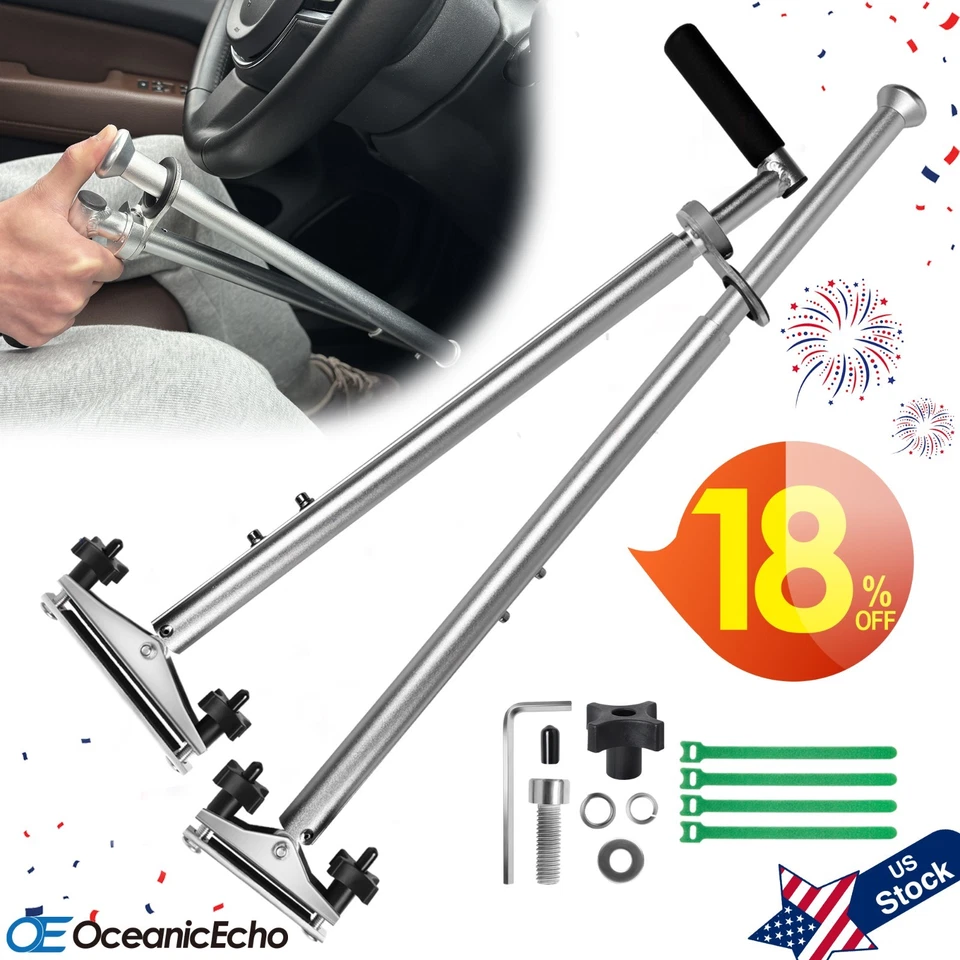 Hand Controls for Disabled Drivers, Brake/Throttle Assist, Adjustable,Silver 2.0 - Image 1 of 4