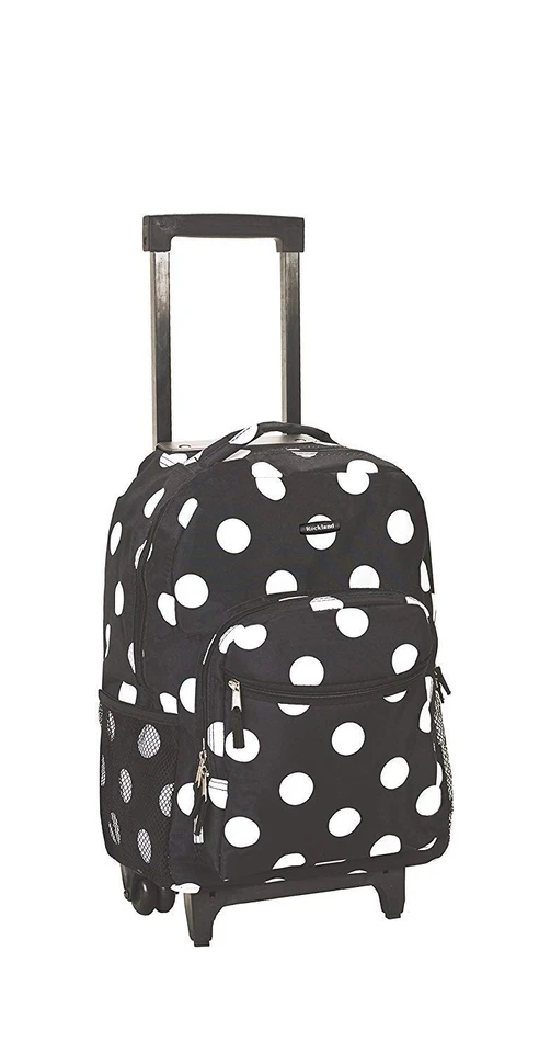 Rockland R01-BLACKDOT 17"x13"x10" Backpacks - Black Dot