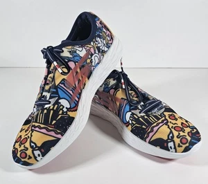 Skechers GOMEB 2017 NYC Marathon Running Sneaker Pizza Cheat Meal Mens 8 EUC - Picture 1 of 12