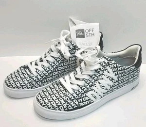 DKNY NEW!!! Adira Minogram SIze 9.5 Lace-up Sneakers  - Picture 1 of 12