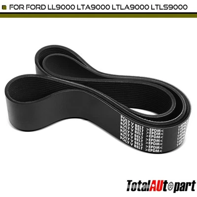 55.46" Serpentine Belt for Ford LL9000 LTLA9000 LTA9000 LTLS9000 1995 1996 14.6L - Image 1 of 4