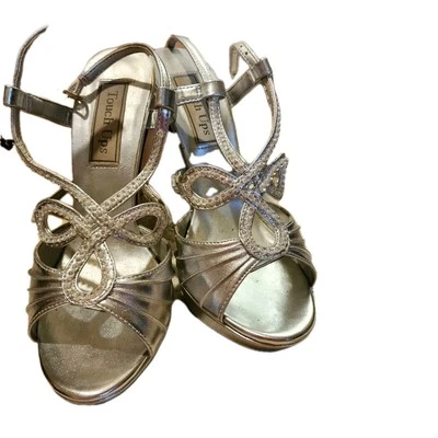 Silver Prom Heels | Women's Size 6 - Image 1 of 4