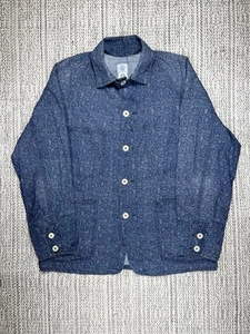 POST OVERALLS Engineers Jacket, MEN'S MEDIUM, Printed - Calico Pattern, Blue USA - Picture 1 of 8