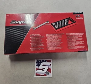 Snap On Tools NEW RXFMET01FBR 6pc Metric Double Flare Nut Wrench Foam Set USA - Picture 1 of 4