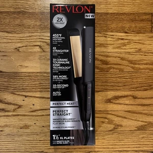 Revlon Smooth Brilliance Glätteisen Haarglätter 1 1/2 Zoll XL Platten - Neu - Bild 1 von 5